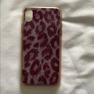 Cheetah kate spade phone case